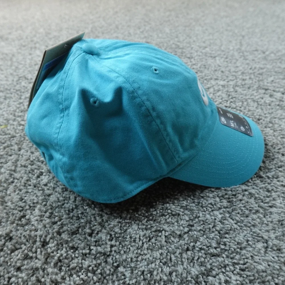 NEW Nike Hat Mens L Blue Adjustable Strap‎ Back Club Cap Swoosh Logo Baseball